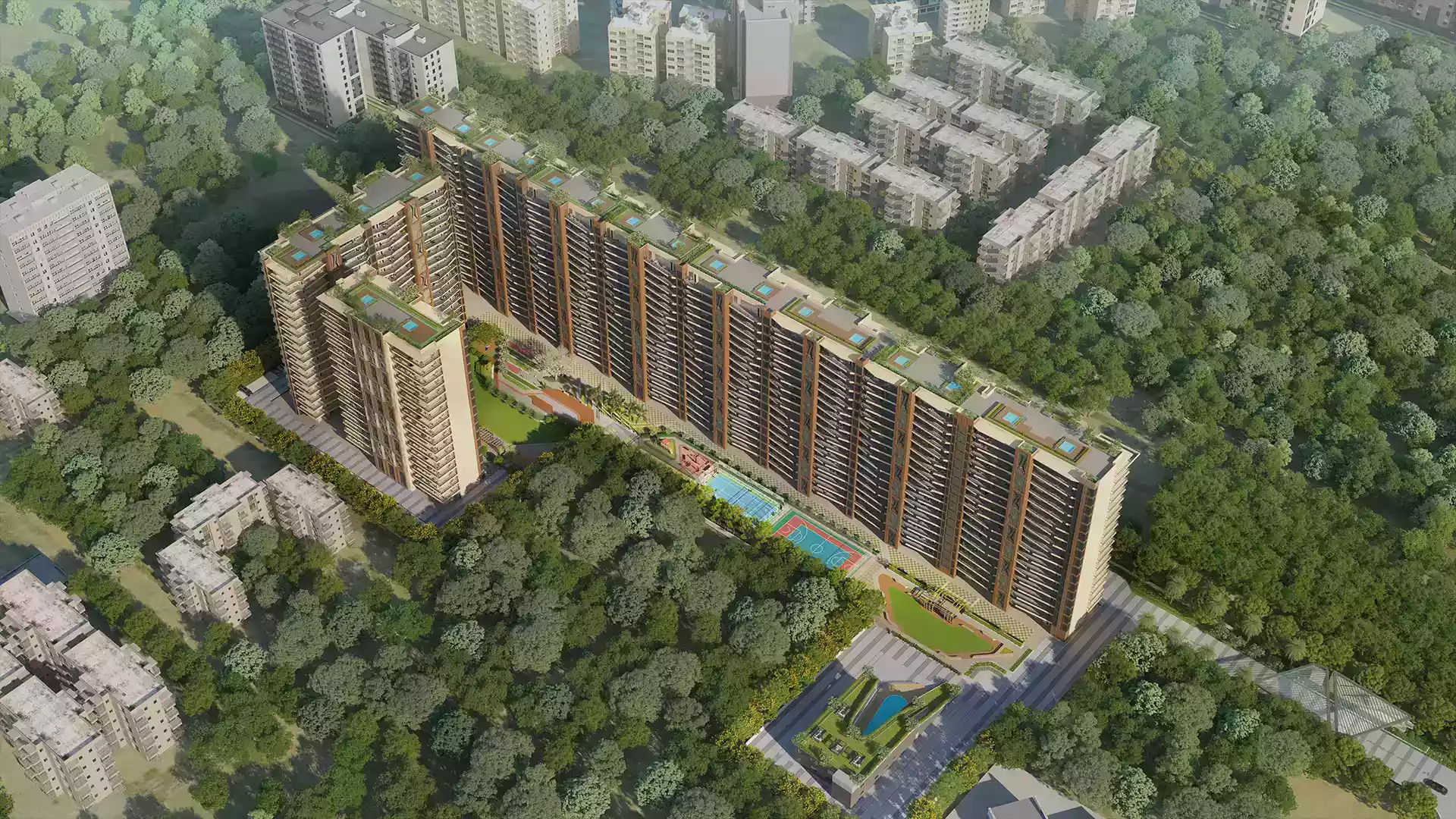 3+1 BHK Flats for Sale in Vamana Arvindam, Patiala Road Zirakpur — photo 2