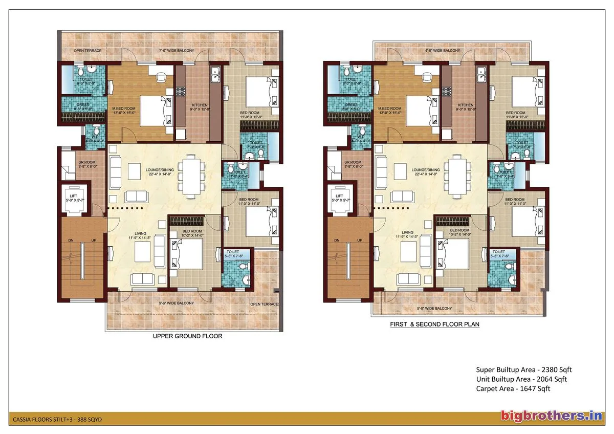 Omaxe Cassia — 4 BHK Floor Plan thumbnail